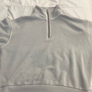 Light grey cropped zip up from targets wild fable. Size XS